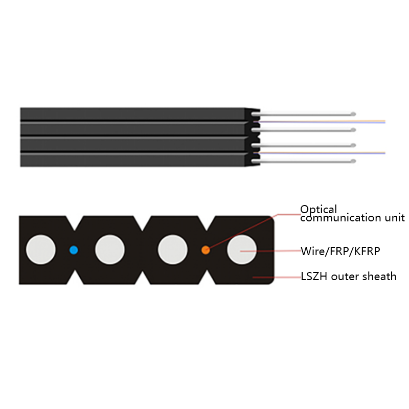 Kabel Optik Butterfly Double FTTH